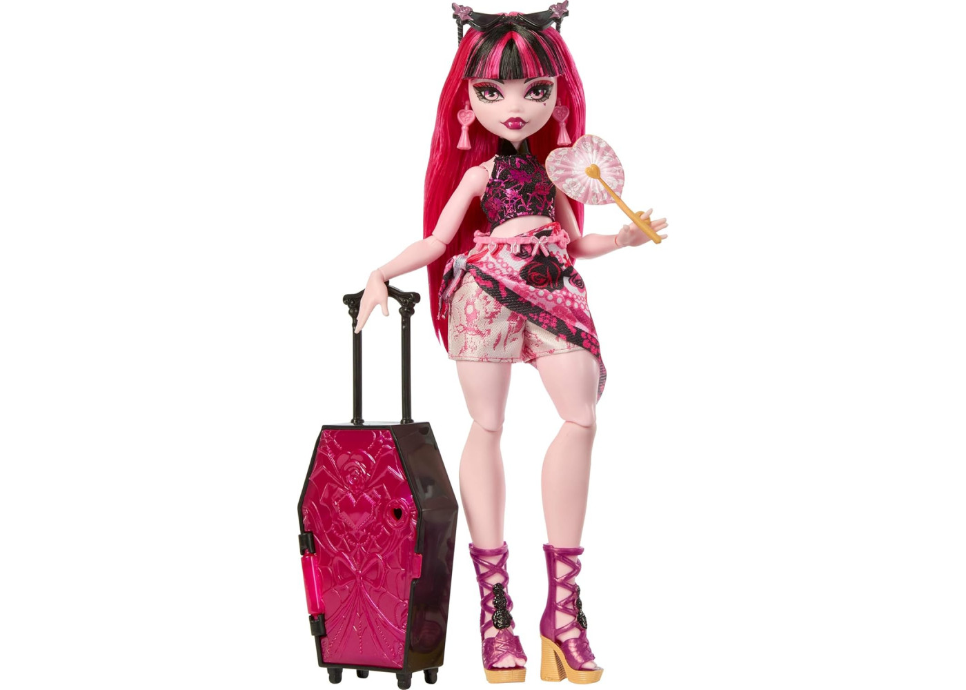 Кукла Монстер Хай Дракулаура Роскошный оазис с чемоданом Monster High Draculaura Gore-geous Oasis Mattel JDR50