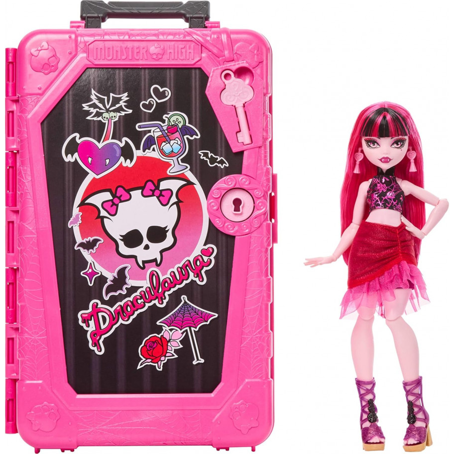 Лялька Монстер Хай Дракулаура Розкішний оазис із валізою Monster High Draculaura Gore-geous Oasis Mattel JDR50