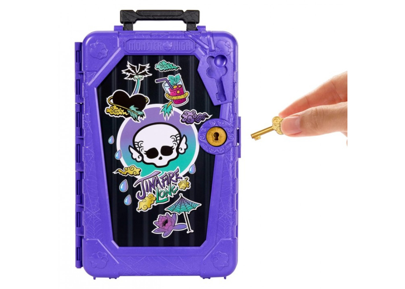 Кукла Монстер Хай Джинафайр Лонг Monster High Jinafire Long Destination: Gore-geous Oasis with Suitcase Mattel JDR52