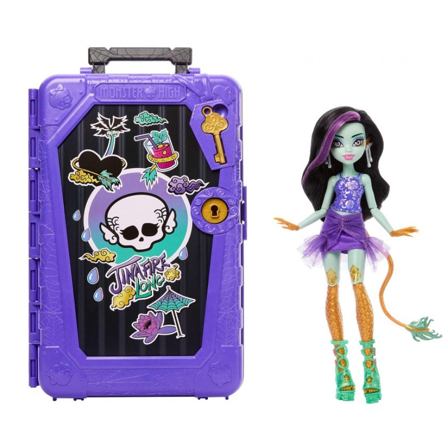 Лялька Монстер Хай Джинафайр Лонг Monster High Destination: Gore-geous Oasis with Suitcase Mattel JDR52