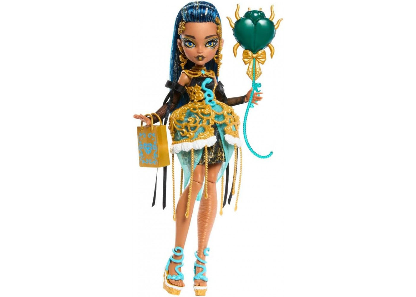 Кукла Монстер Хай Клео Де Нил Жутко Сладкий День Рождения Monster High Cleo De Nile Sсary Sweet Birthday Mattel JBG76