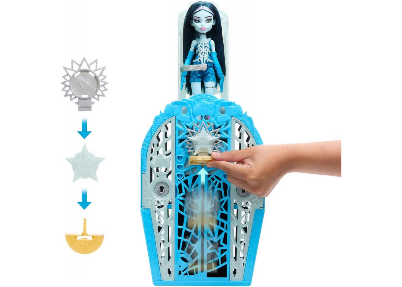 Кукла Монстер Хай Фрэнки Штейн Шкаф с Секретами Monster High Hauntlywood Mysteries Frankie Stein Mattel JBG81