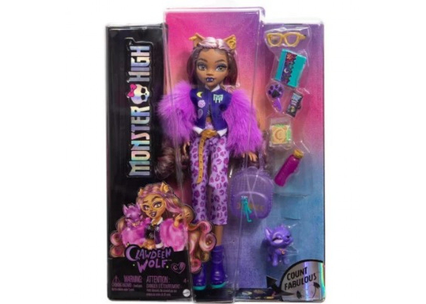 Лялька Монстер (Прим'ята Коробка) Хай Клодін Вульф з аксесуарами Monster High Clawdeen Wolf Mattel BHRP65