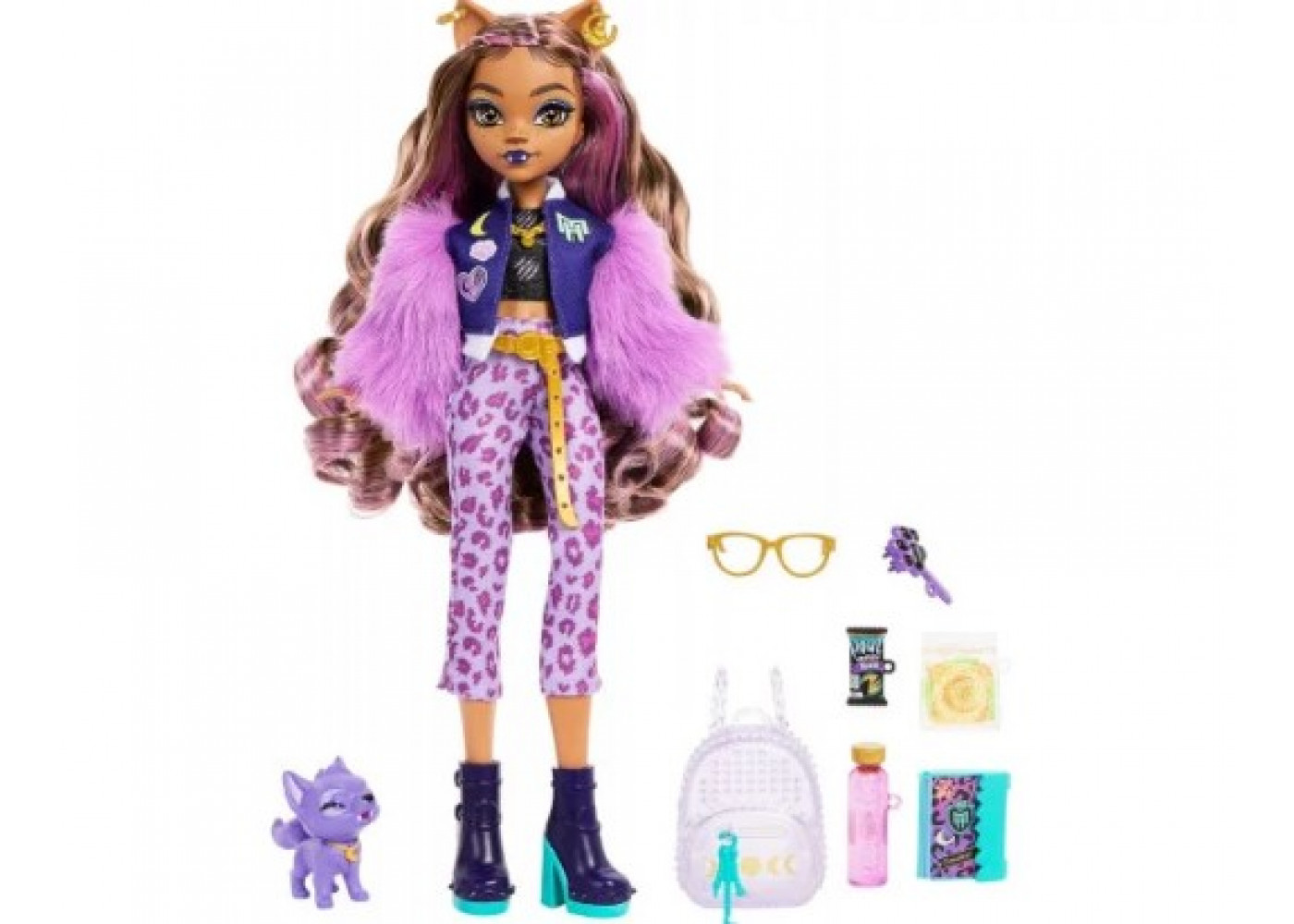 Лялька Монстер (Прим'ята Коробка) Хай Клодін Вульф з аксесуарами Monster High Clawdeen Wolf Mattel BHRP65