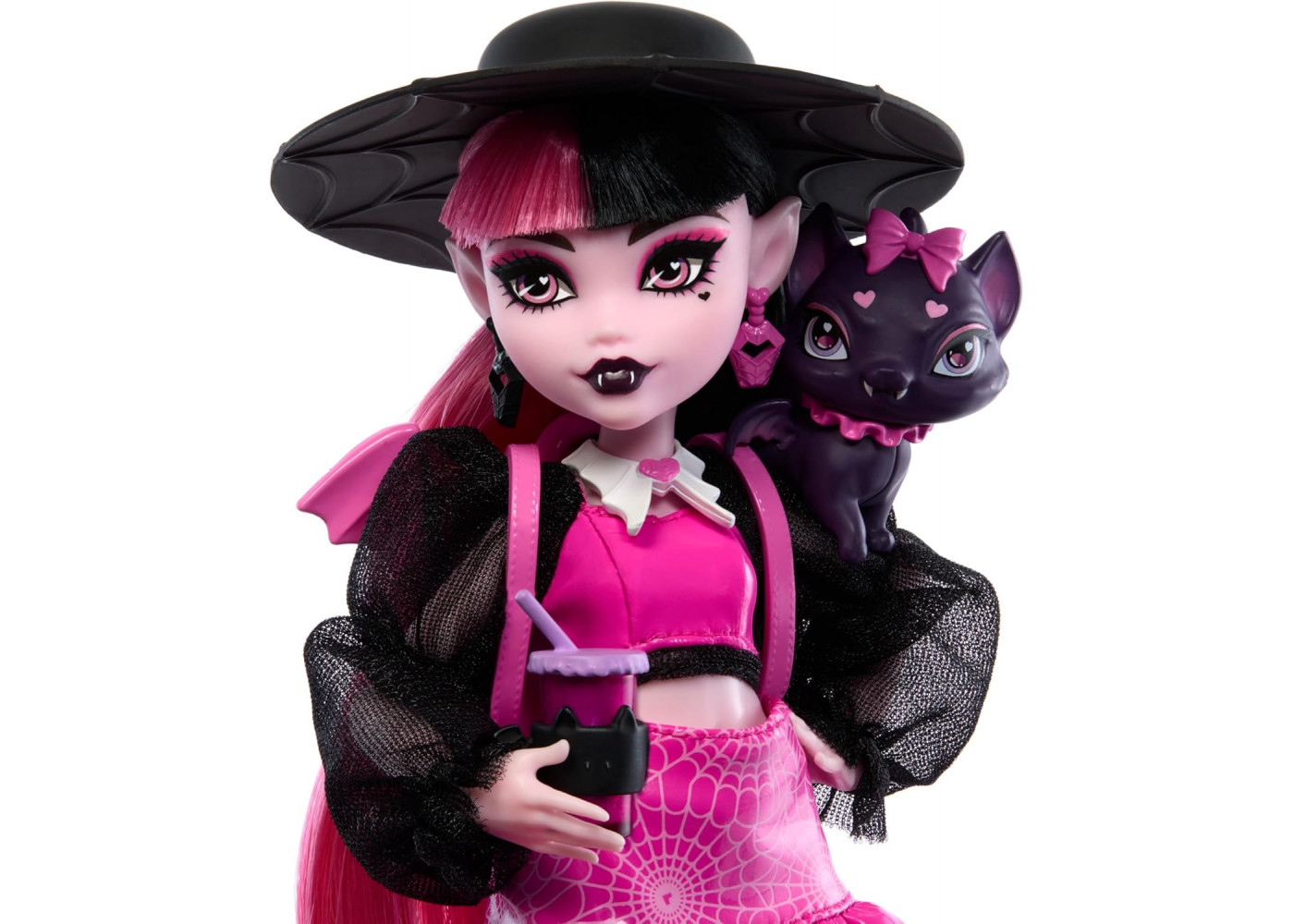 Кукла Монстер Хай Дракулаура с аксессуарами Monster High Draculaura Mattel HRP64