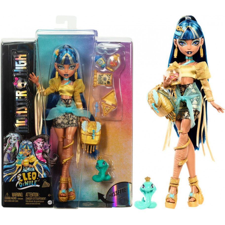 Лялька Монстер Хай Клео Де Ніл з аксесуарами Monster High Cleo De Nile Mattel HXH74