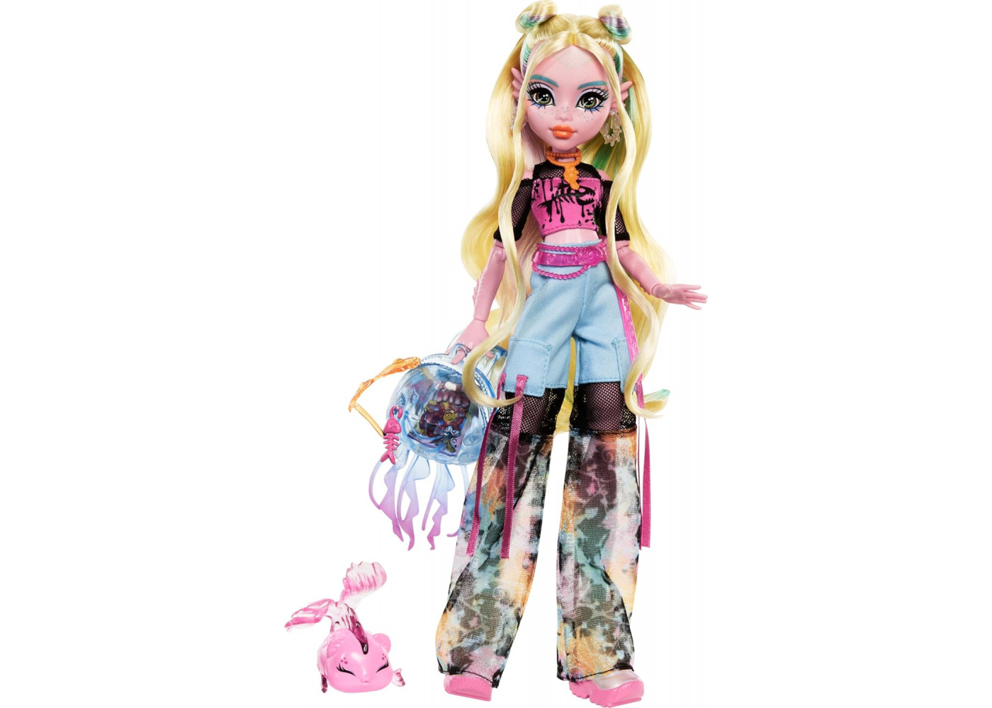 Кукла Монстер Хай Лагуна Блю с аксессуарами Monster High Lagoona Blue and Accessories Mattel HXH75