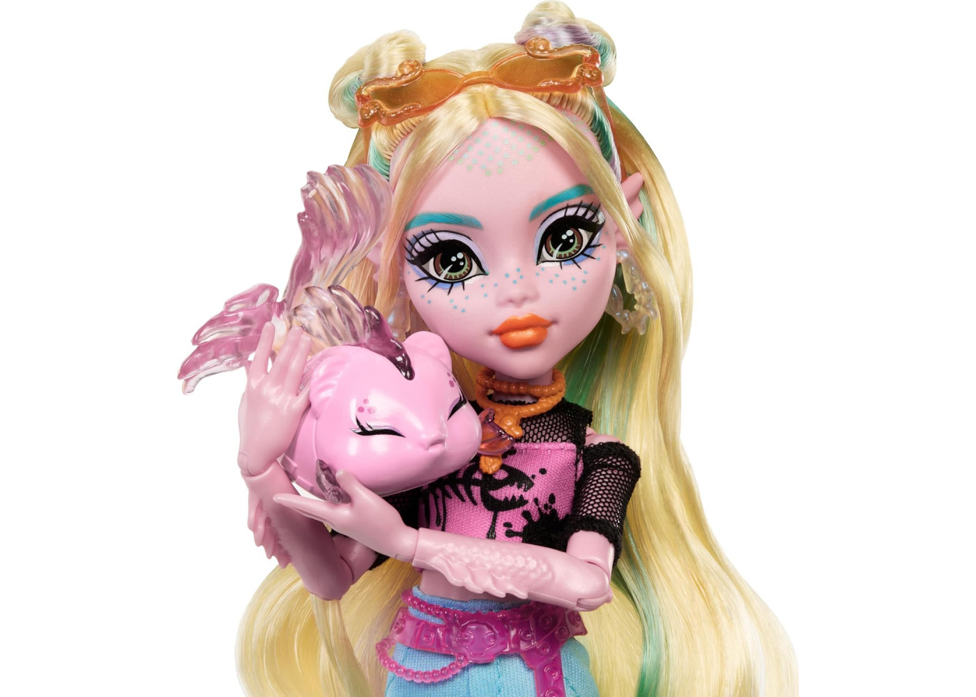 Кукла Монстер Хай Лагуна Блю с аксессуарами Monster High Lagoona Blue and Accessories Mattel HXH75