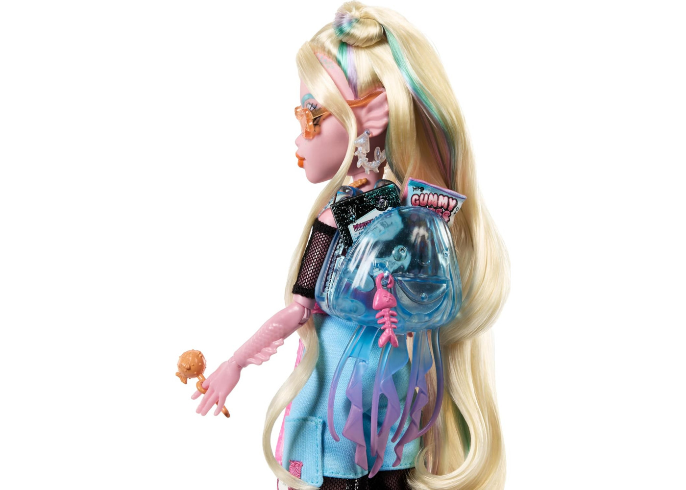 Кукла Монстер Хай Лагуна Блю с аксессуарами Monster High Lagoona Blue and Accessories Mattel HXH75