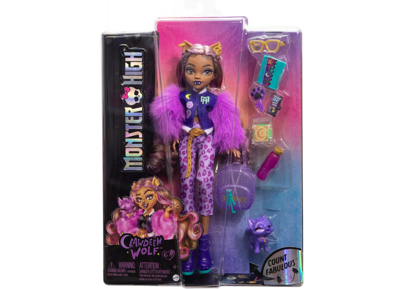 Кукла Монстер Хай Клодин Вульф с аксессуарами Monster High Clawdeen Wolf Mattel HRP65