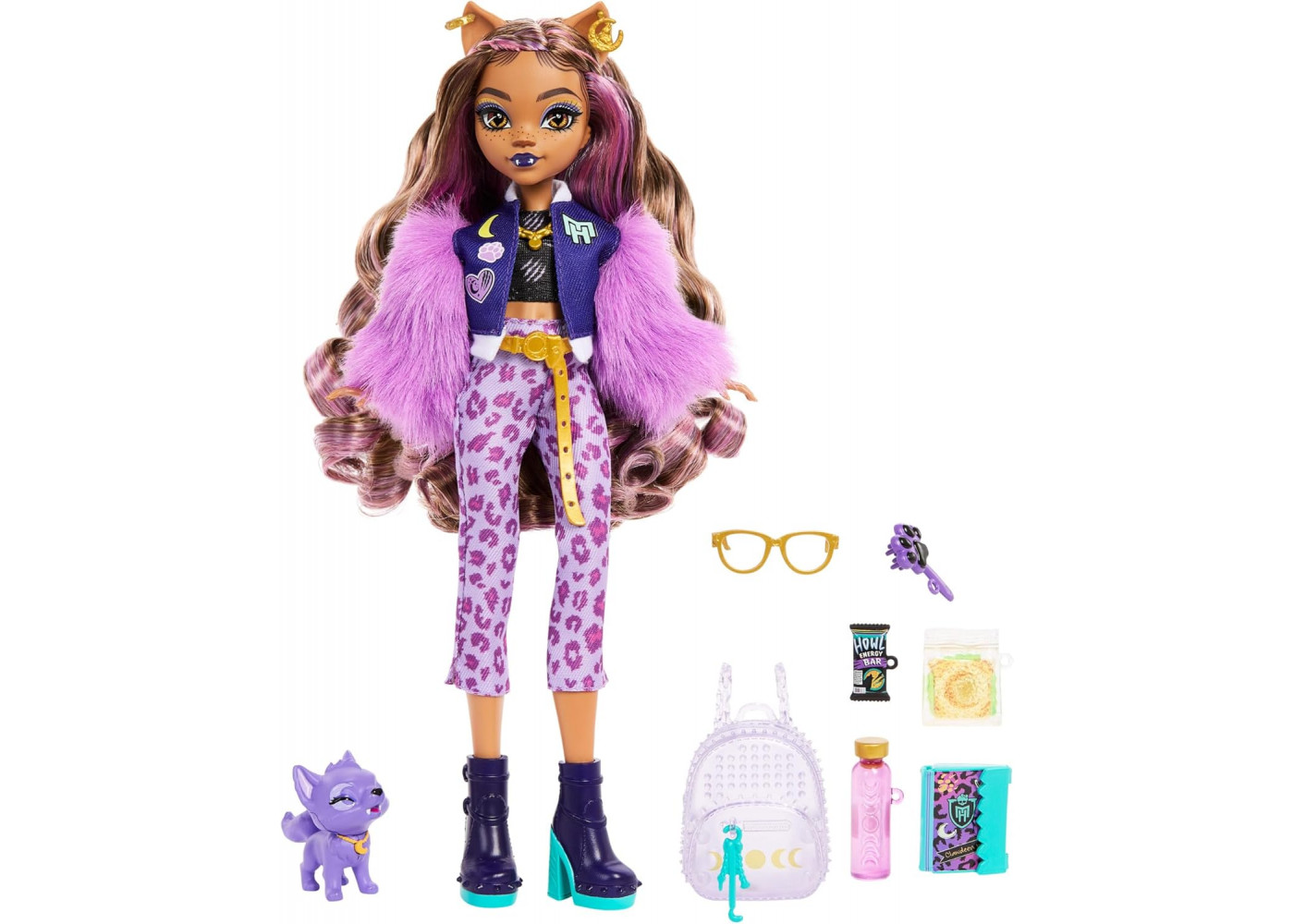 Кукла Монстер Хай Клодин Вульф с аксессуарами Monster High Clawdeen Wolf Mattel HRP65