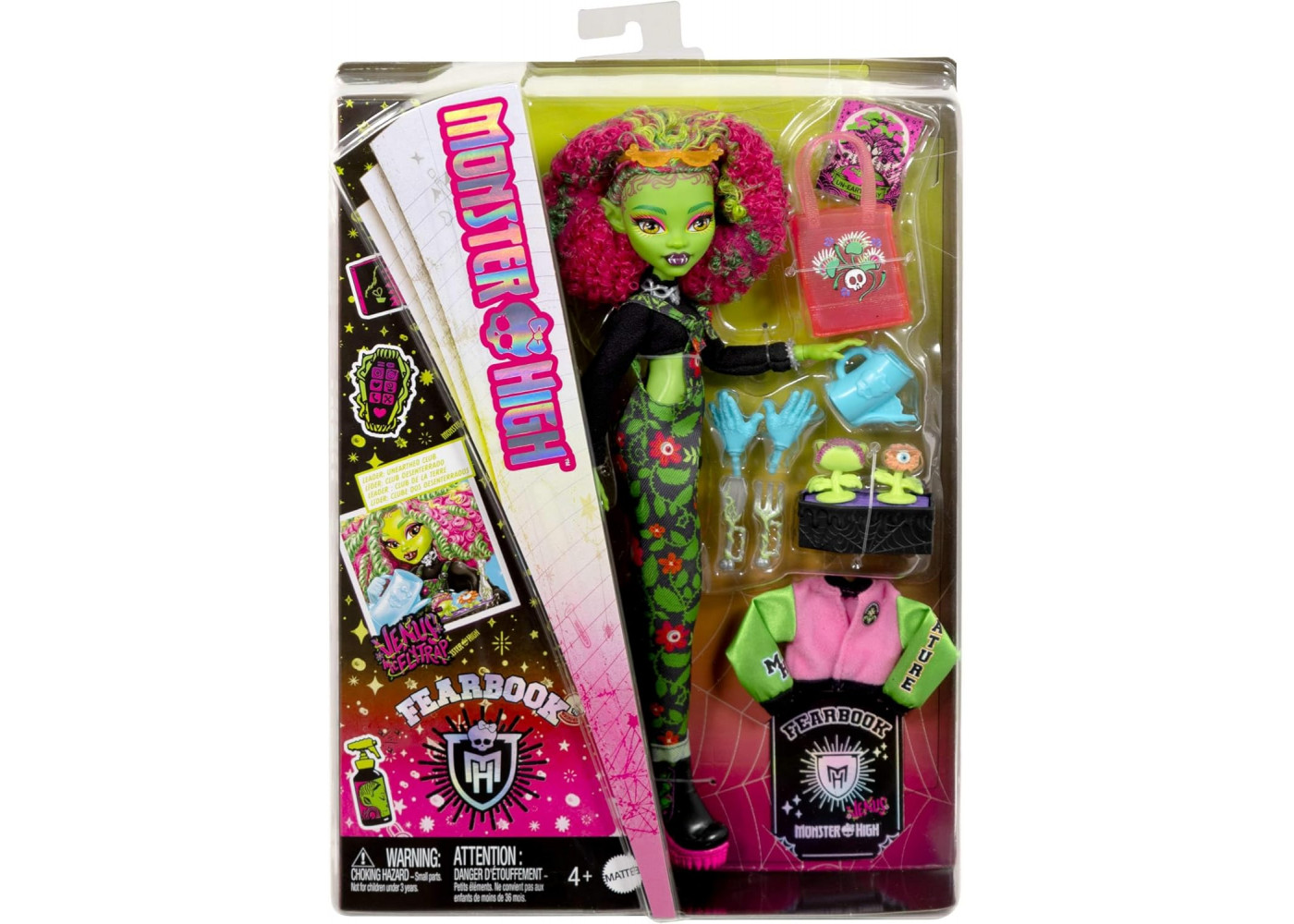 Кукла Монстер Хай Венера МакФлайтрап с Аксессуарами Monster High Venus McFlytraps Mattel JDR59