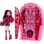 Кукла Монстер Хай Дракулаура Шкаф с Секретами Monster High Draculaura Skulltimate Secrets Mattel HYT72