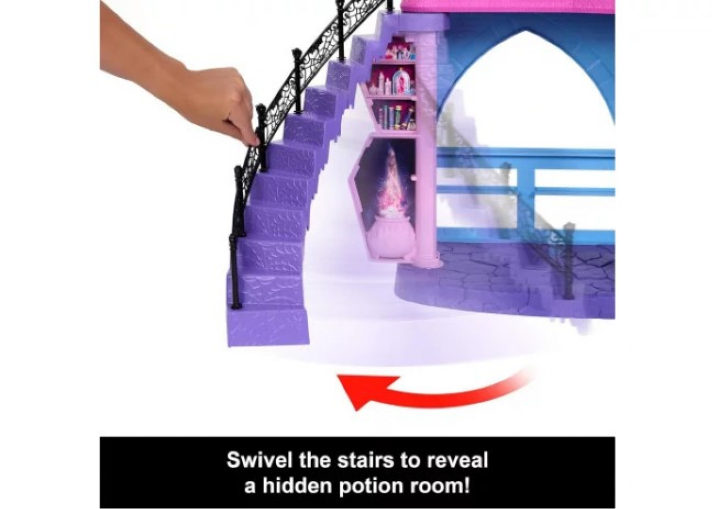 Монстер Хай Школа (Без Лестницы) для Кукол 7 Зон Monster High Haunted High School Doll Mattel BHLP88