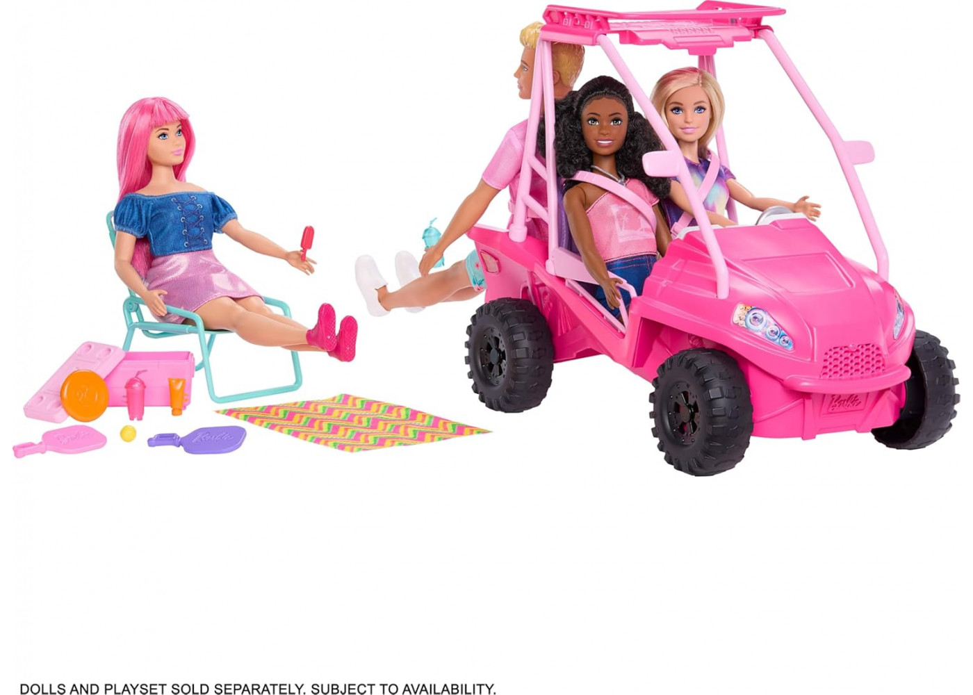 Набор Загадки Барби Пляжные Детективы Багги с Аксессуарами Barbie Mysteries Beach Detective Mattel JFV68