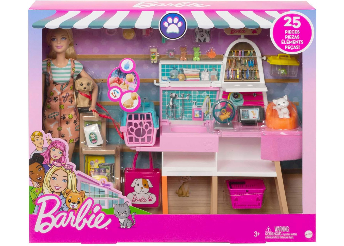 Набір Зоомагазин і Барбі Barbie Pet Boutique Mattel GRG90