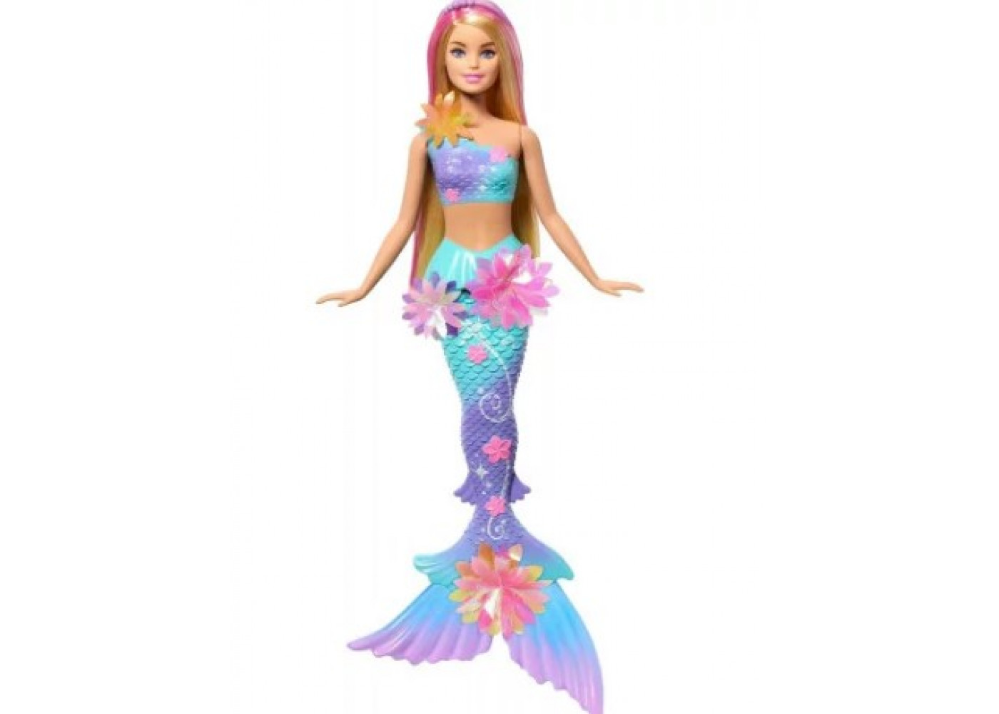 Лялька Барбі (Прим'ята Коробка) Квіткова Магія Русалки з Аксесуарами Barbie Flower Magic Mermaid Mattel BJDM72