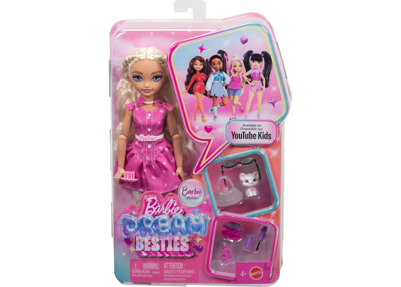 Лялька Барбі Малібу Barbie Dream Besties Malibu Mattel JKP50