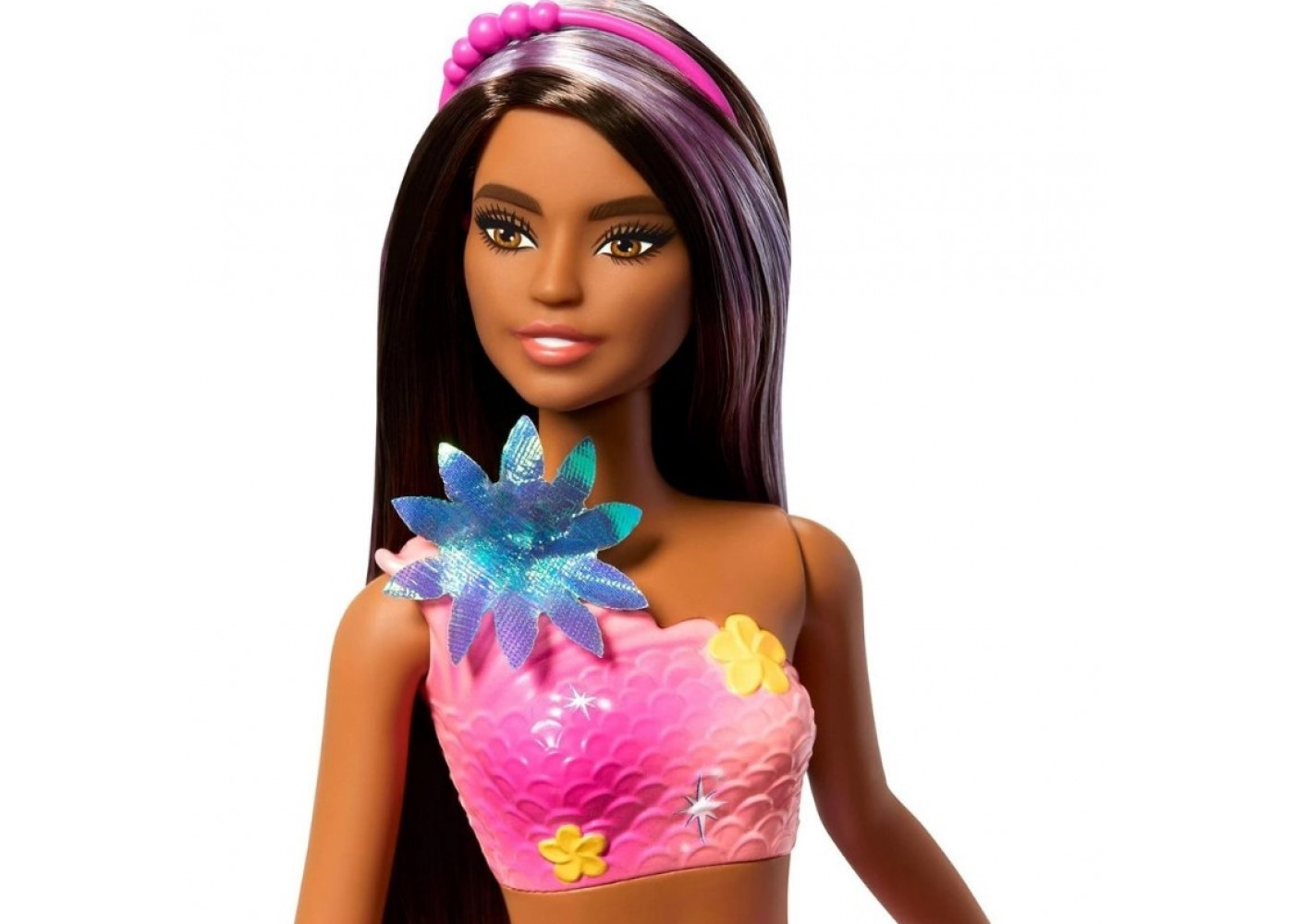 Лялька Барбі (Прим'ята Коробка) Квіткова Магія Русалки з Аксесуарами Barbie Flower Magic Mermaid Mattel BJDM73