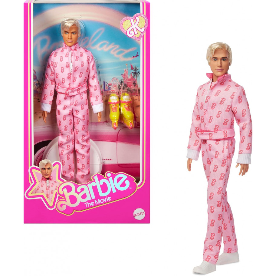 Лялька Кен Барбі Райан Гослінг у Рожевому Комбінезоні Ryan Gosling Barbie The Movie Ken Mattel JCP80