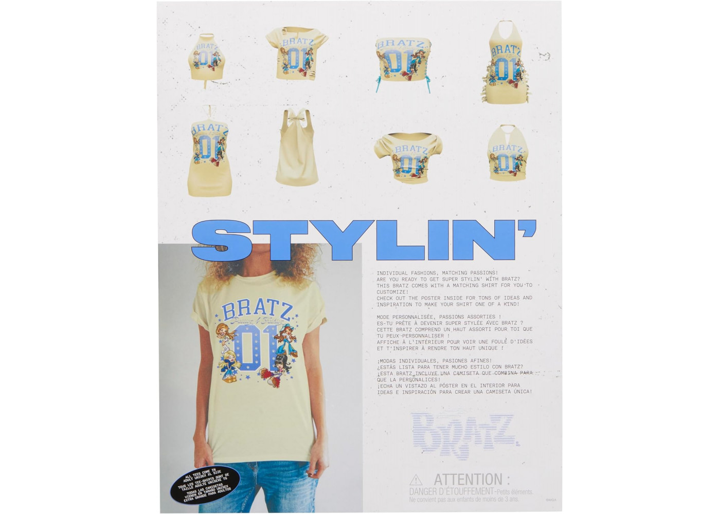 Лялька Братц Саша з Футболкою Bratz Sasha Stylin' with Customizable T-Shirt MGA 544890