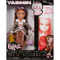 Лялька Братц Ясмін із футболкою Bratz Yasmin Stylin' with Customizable T-Shirt MGA 544876