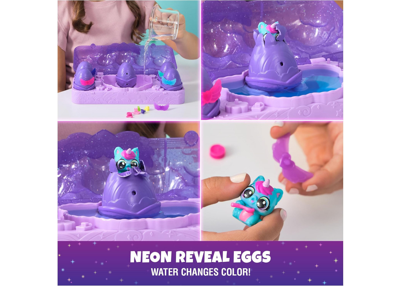 Фигурки Хетчималс Неоново Радужное Яйцо Hatchimals Alive Neon Rainbow Egg Carton Spin Master 6072615