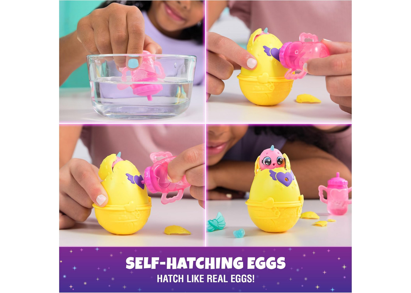 Фигурки Хетчималс Неоновая Радужная Весенняя Корзинка Hatchimals Alive Neon Rainbow Basket Spin Master 6072741