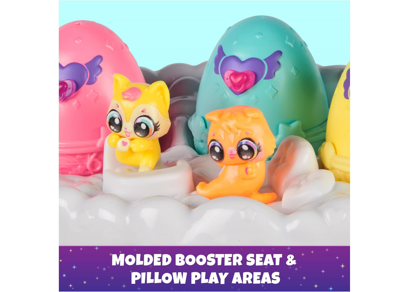 Фигурки Хетчималс Неоновая Радужная Весенняя Корзинка Hatchimals Alive Neon Rainbow Basket Spin Master 6072741