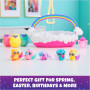 Фигурки Хетчималс Неоновая Радужная Весенняя Корзинка Hatchimals Alive Neon Rainbow Basket Spin Master 6072741