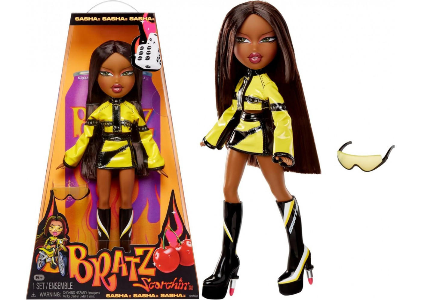 Кукла Братц Саша с аксессуарами Bratz Sasha SCORCHIN with Accessories MGA 544845