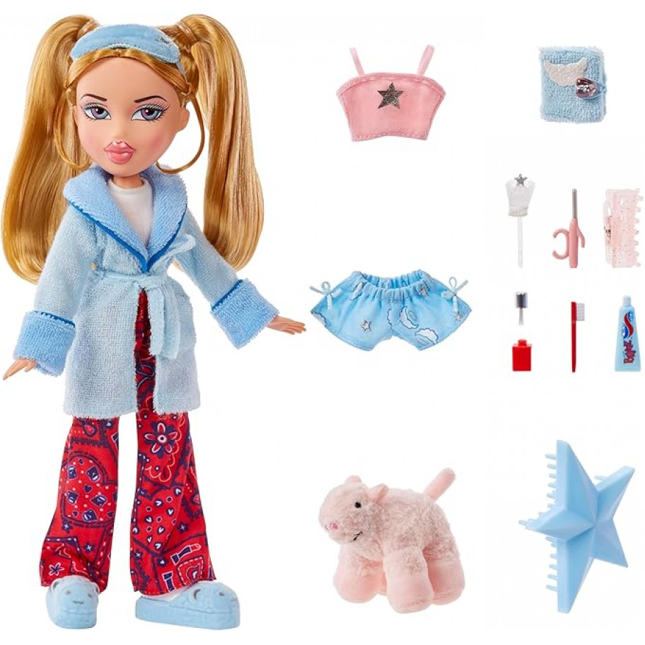 Лялька Братц Хлоя Піжамна вечірка з одягом та аксесуарами Bratz Slumber Party Cloe MGA 592037
