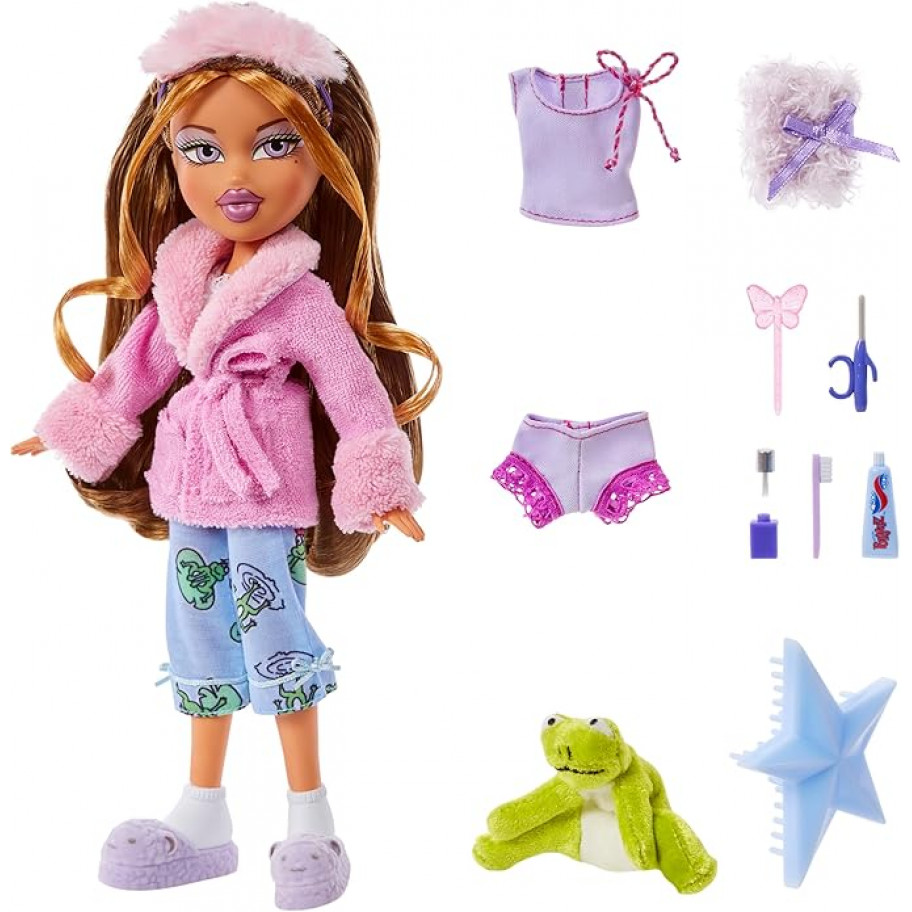 Лялька Братц Ясмін Піжамна вечірка з одягом та аксесуарами Bratz Slumber Party Yasmin MGA 592044