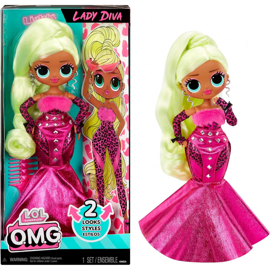 Лялька ЛОЛ Леді Діва з Сюрпризами 29 см LOL OMG Lady Diva MGA 591597