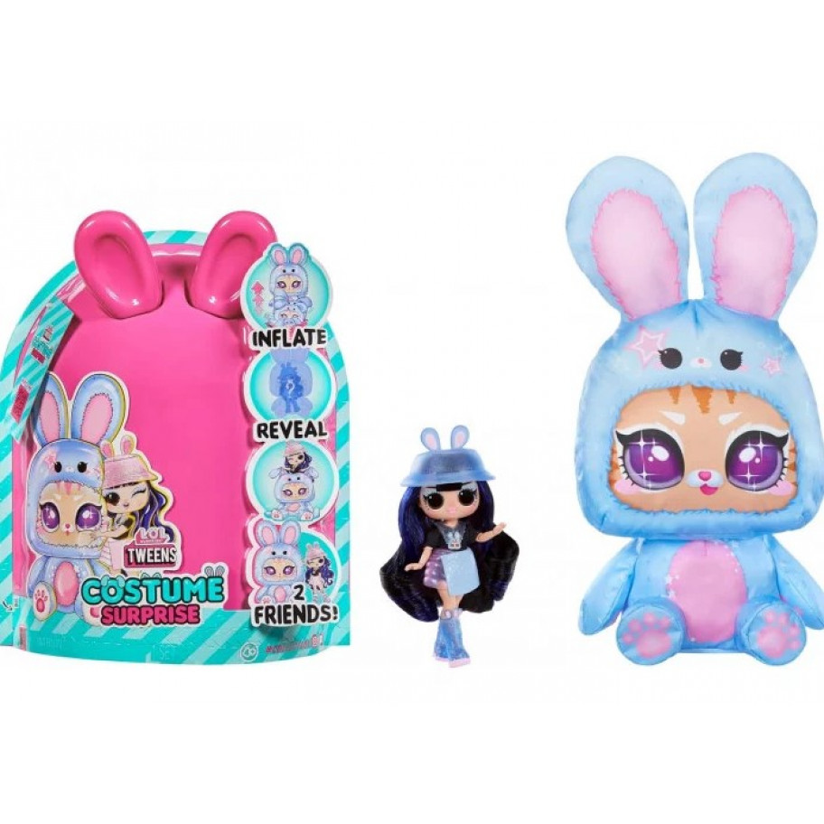 Кукла ЛОЛ Айя Черри (Уценка) LOL Surprise Tweens Costume Surprise Aya Cherry Blue Bunny Pet MGA B504054