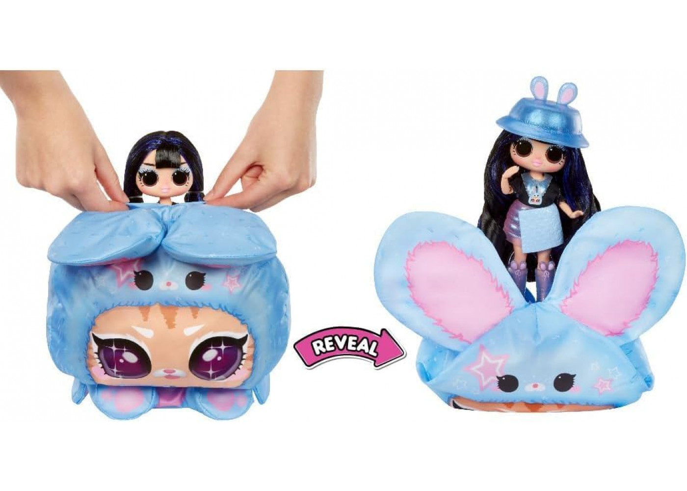 Лялька ЛОЛ Айя Черрі LOL Surprise Tweens Costume Surprise Aya Cherry Inflatable Blue Bunny Pet MGA 504054