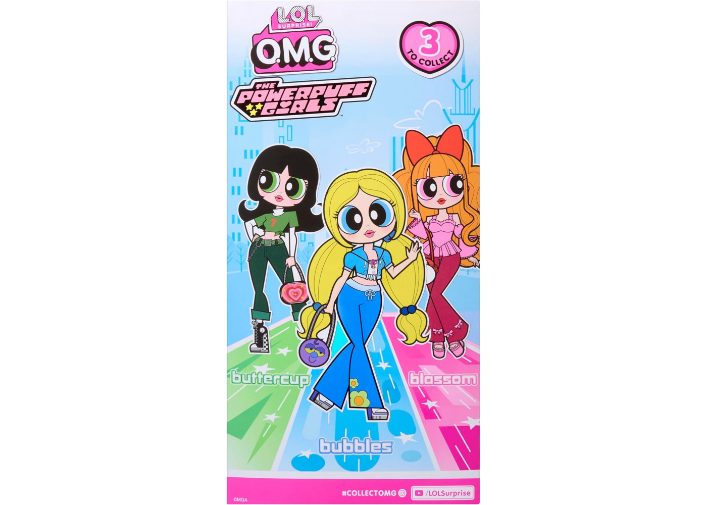 Кукла ЛОЛ Бабблс LOL Surprise OMG Bubbles Powerpuff Girls MGA 542926