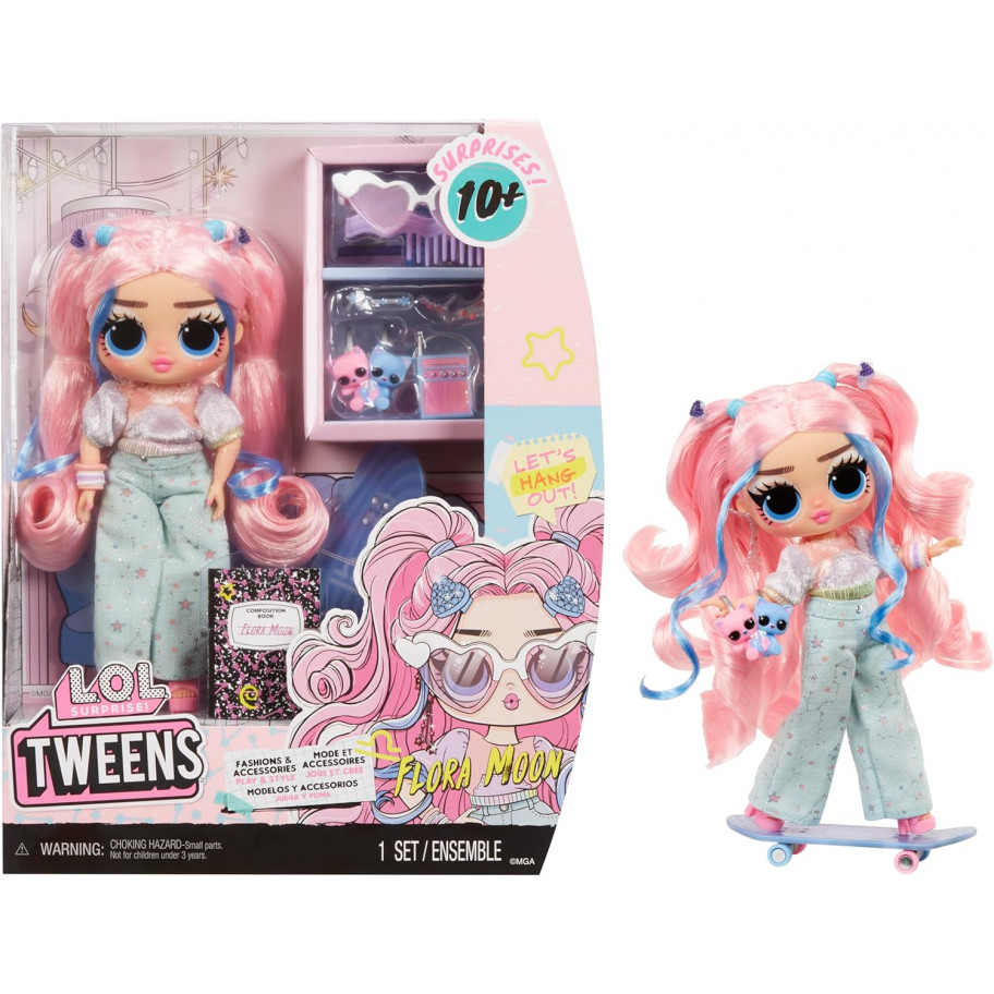 Лялька ЛОЛ Флора Мун 10 сюрпризів LOL OMG Tweens Fashion Doll Flora Moon 10 Surprises MGA 591665