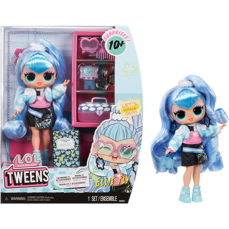 Лялька ЛОЛ Еллі Флай 10 сюрпризів LOL OMG Tweens Fashion Doll Ellie Fly 10 Surprises MGA 591689