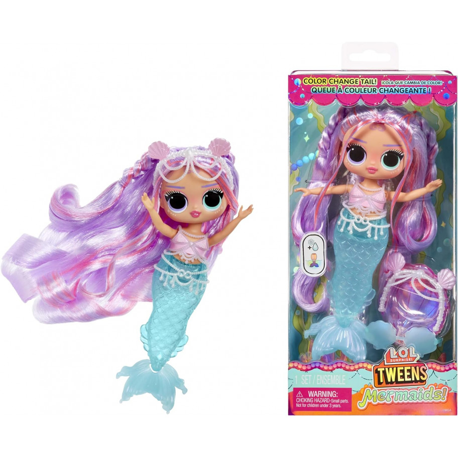 Кукла ЛОЛ Лана Мерин Русалочка меняет цвет LOL Surprise Tweens Mermaid Lana Marine MGA 510444