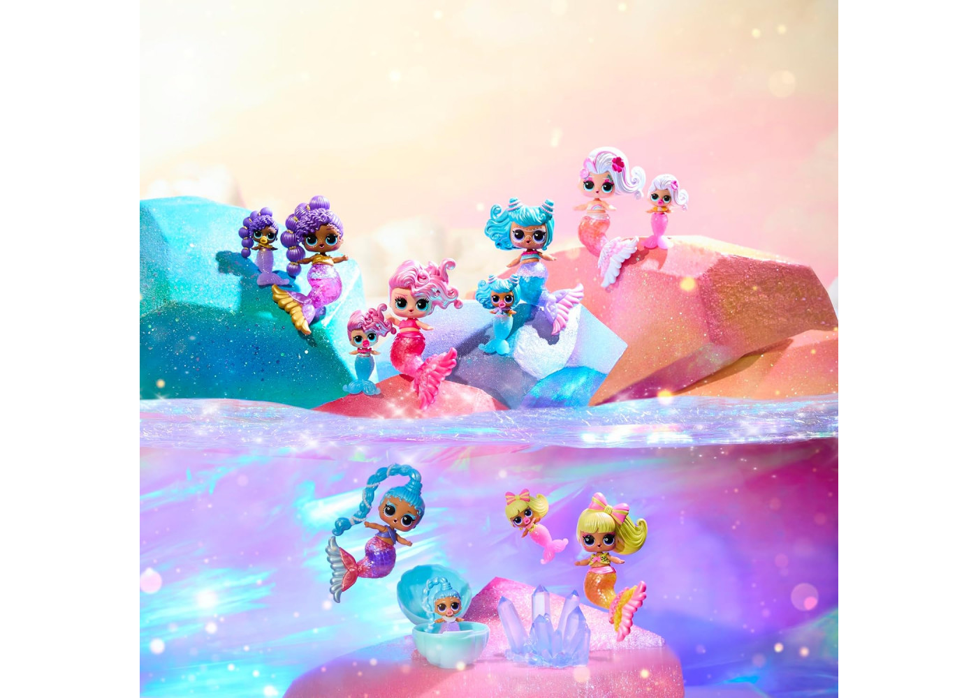 Кукла ЛОЛ Милые Русалочки Сестрички LOL Surprise Mermaids Makeover Magic Baby Sisters MGA 598787