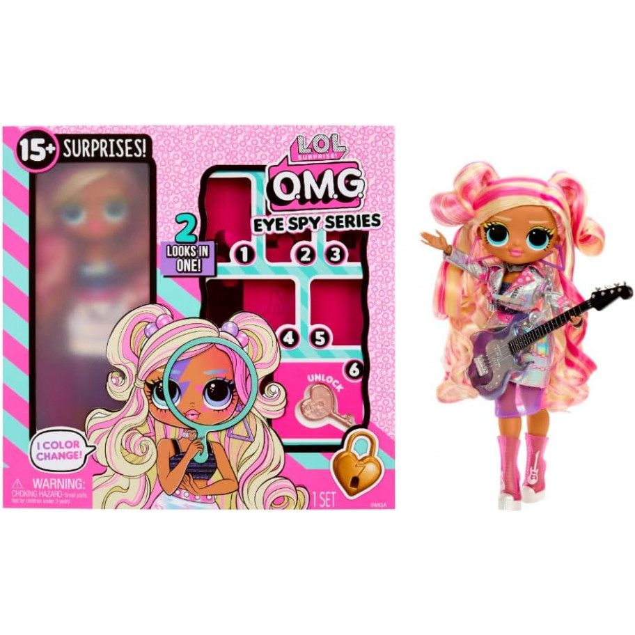 Лялька ЛОЛ Шпигунська серія Рок-зірка LOL Surprise O.M.G. Eye Spy Rockstar MGA 542681