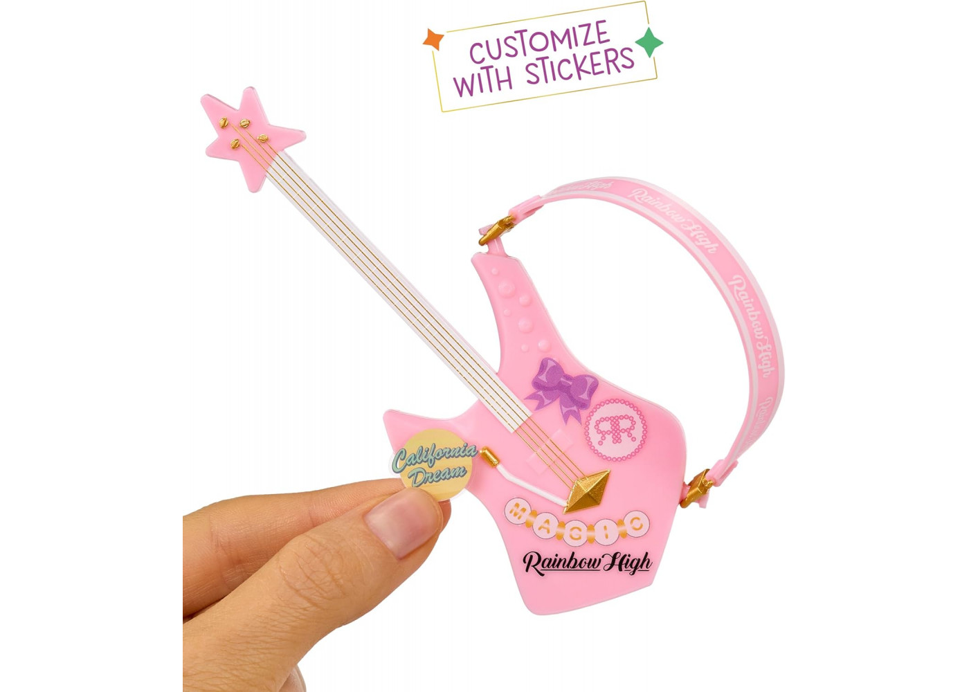 Кукла Реинбоу Хай Белла с Гитарой Рок-группа Rainbow High Jr High Rock Band Bella with Guitar MGA 565659