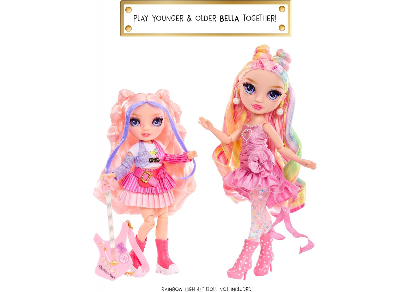 Кукла Реинбоу Хай Белла с Гитарой Рок-группа Rainbow High Jr High Rock Band Bella with Guitar MGA 565659
