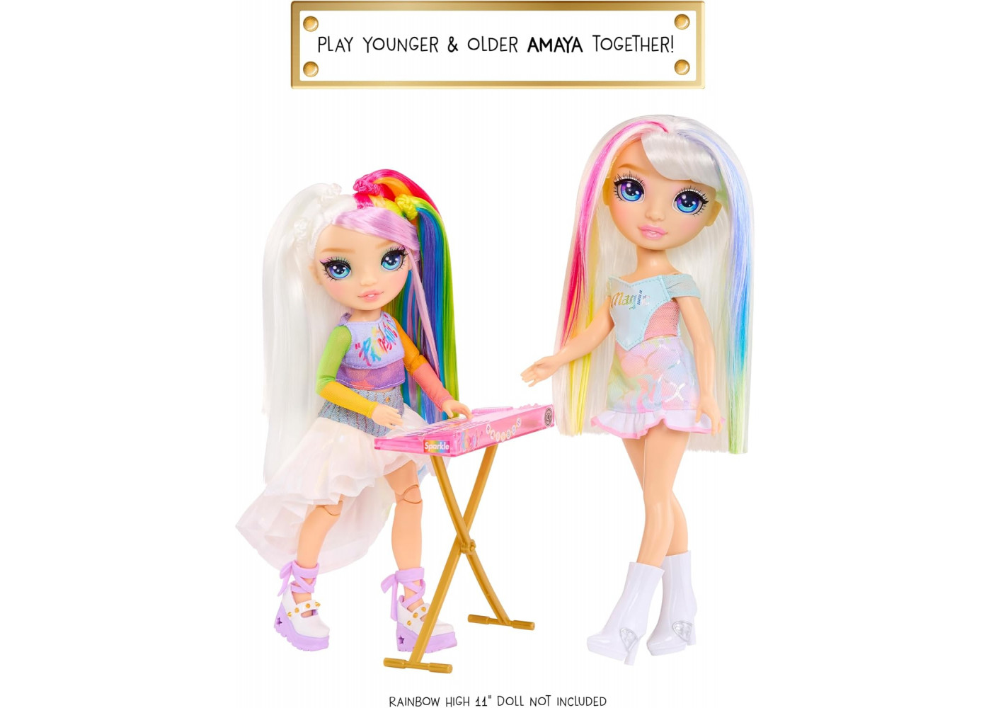 Кукла Реинбоу Хай Амайя с Клавишами Рок-группа Rainbow High Jr High Rock Band Amaya with Keyboard MGA 565772