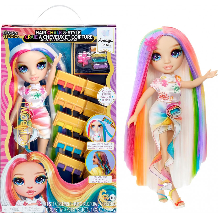 Кукла Реинбоу Хай Амайя Реин Салон Красоты Rainbow High Hair Chalk & Style Amaya Rain MGA 526780