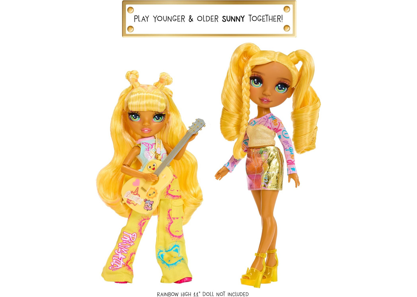 Кукла Реинбоу Хай Санни с Гитарой Рок-группа Rainbow High Jr High Rock Band Sunny with Guitar MGA 565628