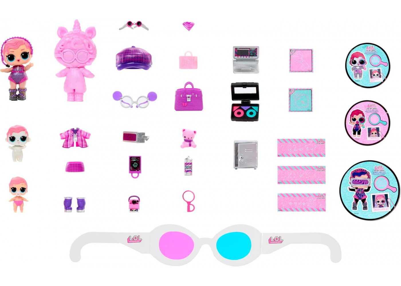Большой Набор ЛОЛ Шпионский Взгляд 40 Сюрпризов L.O.L. Surprise Eye Spy Series Ultimate Unboxing MGA 542698