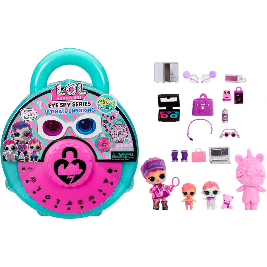 Великий Набір ЛОЛ Шпигунський Погляд 40 Сюрпризів L.O.L. Surprise Eye Spy Series Ultimate Unboxing MGA 542698
