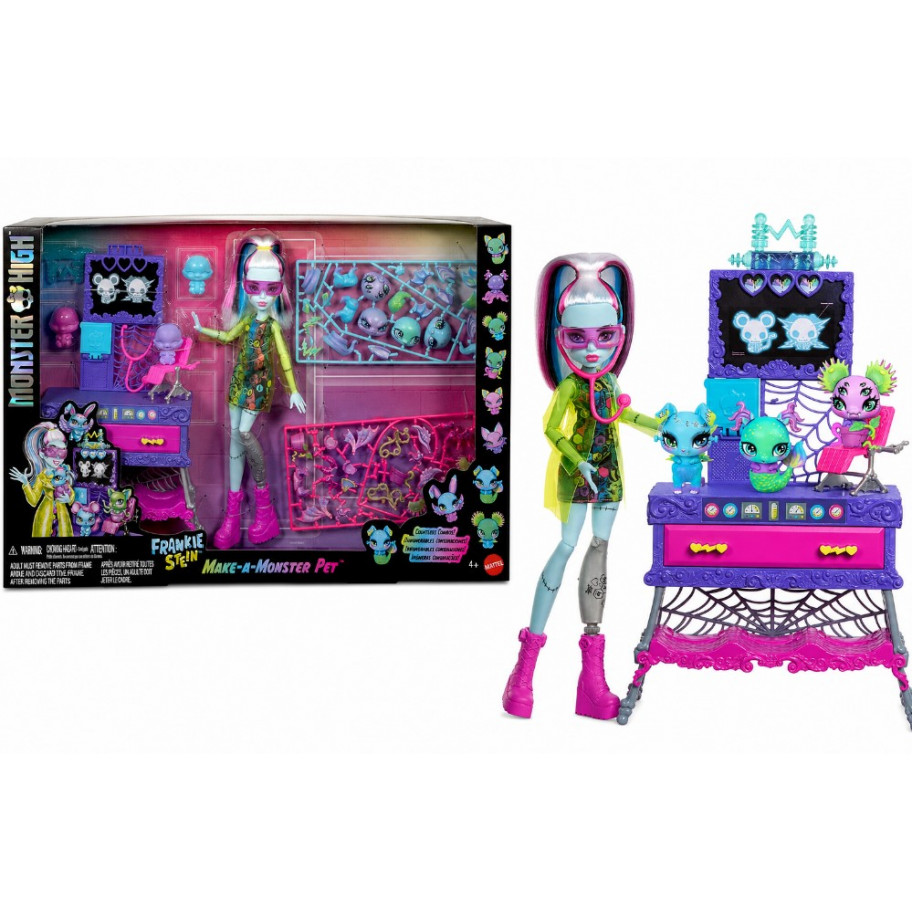 Набор Монстер Хай Фрэнки Штейн Собери Питомца Monster High Frankie Stein Make-A-Monster Pet Mattel JBF18
